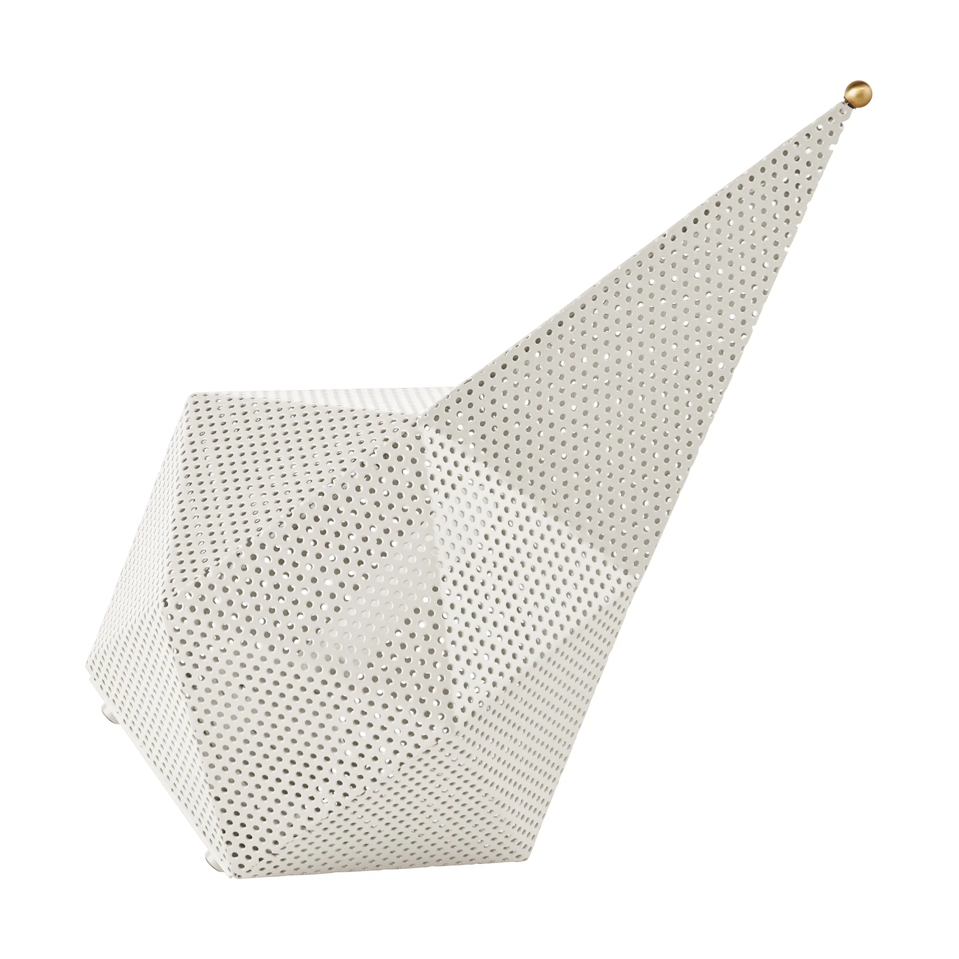 Bagdad portabel lampa, Cream white semi matt GUBI