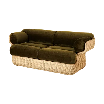 Basket 2-sits soffa helklädd - Mumble Glamour Group 40-rotting - GUBI