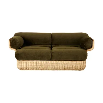 Basket 2-sits soffa helklädd - Mumble Glamour Group 40-rotting - GUBI
