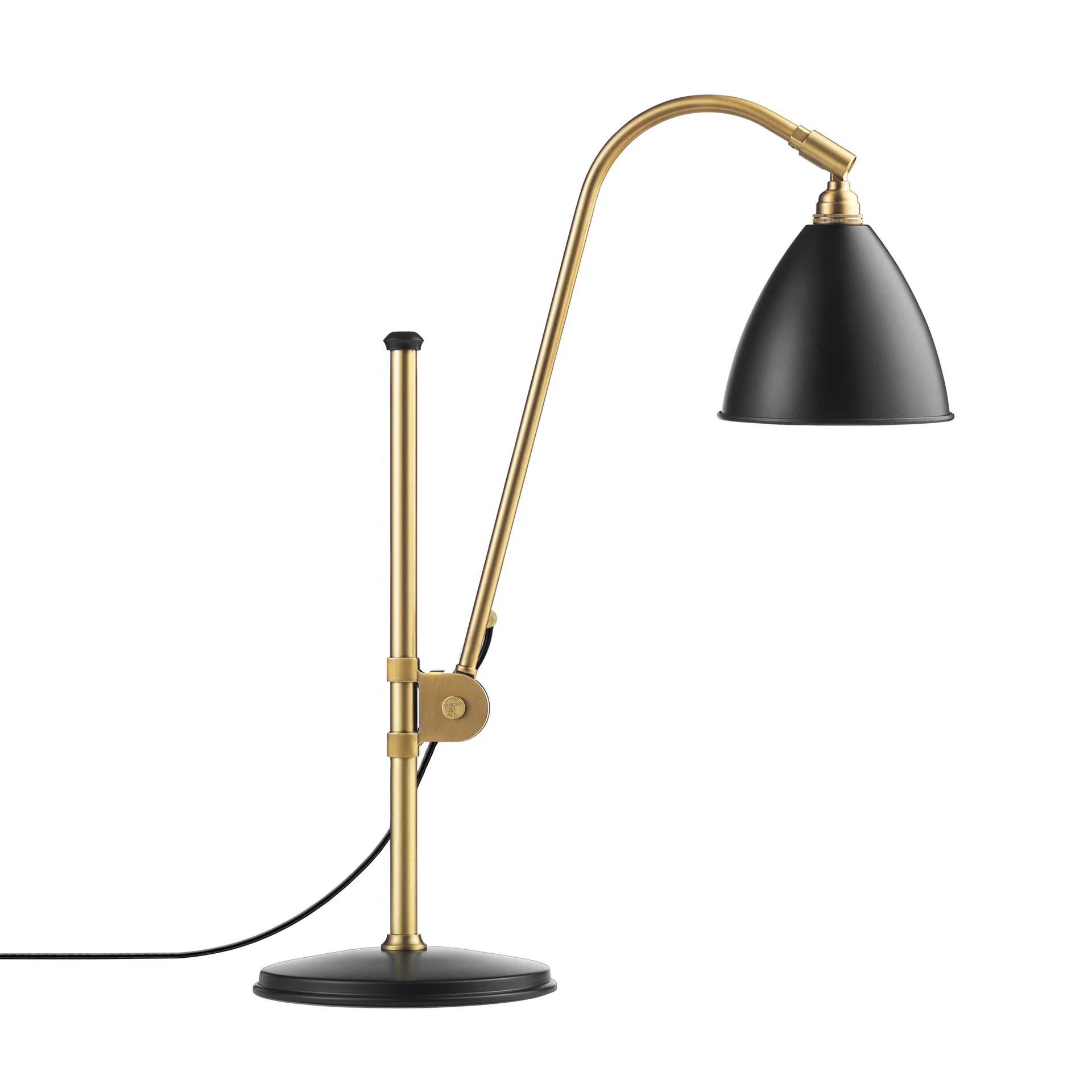 Bestlite BL1 bordslampa, kolsvart-mässing GUBI