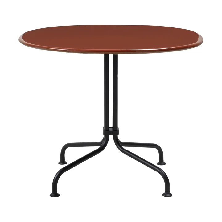 Carmel Bistro loungebord 75x75 cm - Rock red-black semi matt - GUBI