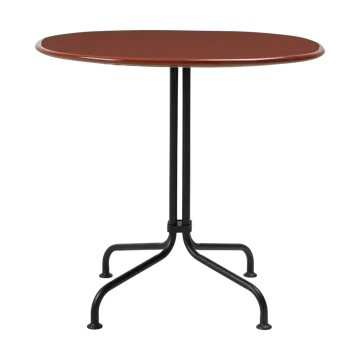 Carmel Bistro matbord 75x75 cm - Rock red-black semi matt - GUBI