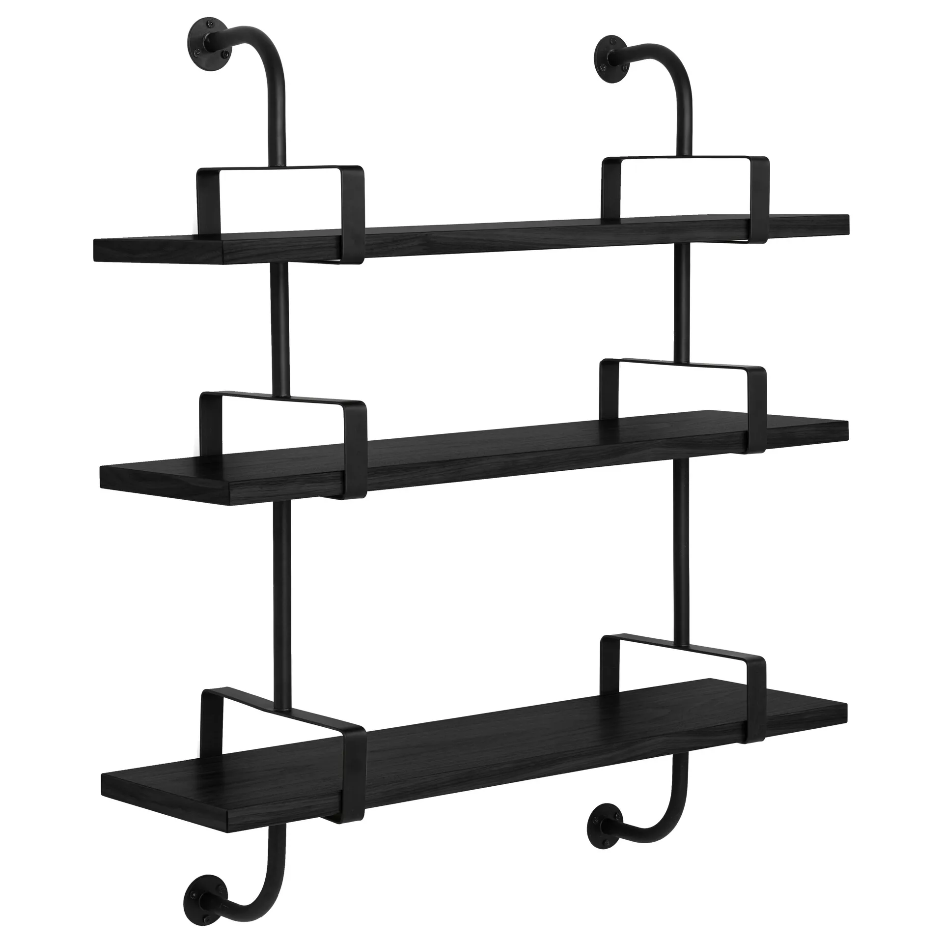 Démon hylla 3 hyllplan 95 cm, Black stained ash GUBI