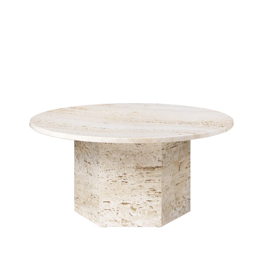 Epic soffbord, White, Ø80 GUBI