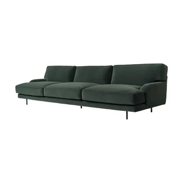 Flaneur soffa 2-sits - Asator 0984-matt svart, 3-sits - GUBI