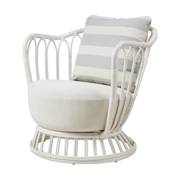 Grace Outdoor fåtölj - Leslie Limonta 006-020-alabaster white - GUBI