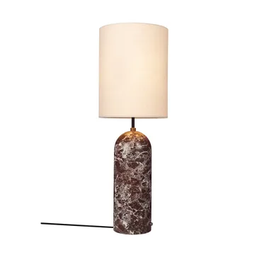 Gravity XL golvlampa - Maroon marble-canvas - GUBI