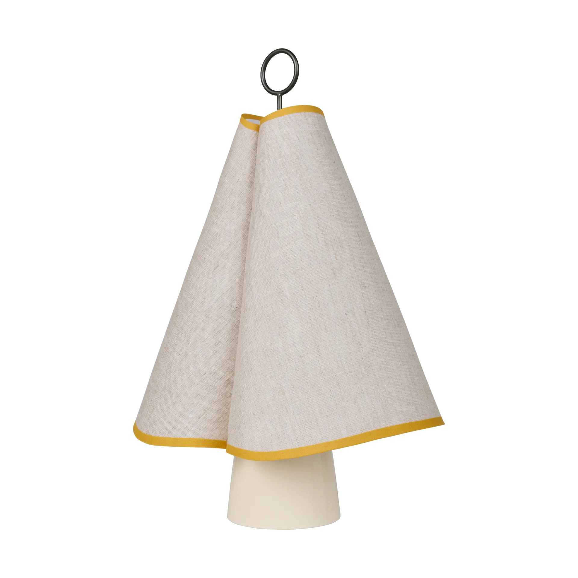Hornbæk portabel bordslampa, Poppy yellow GUBI