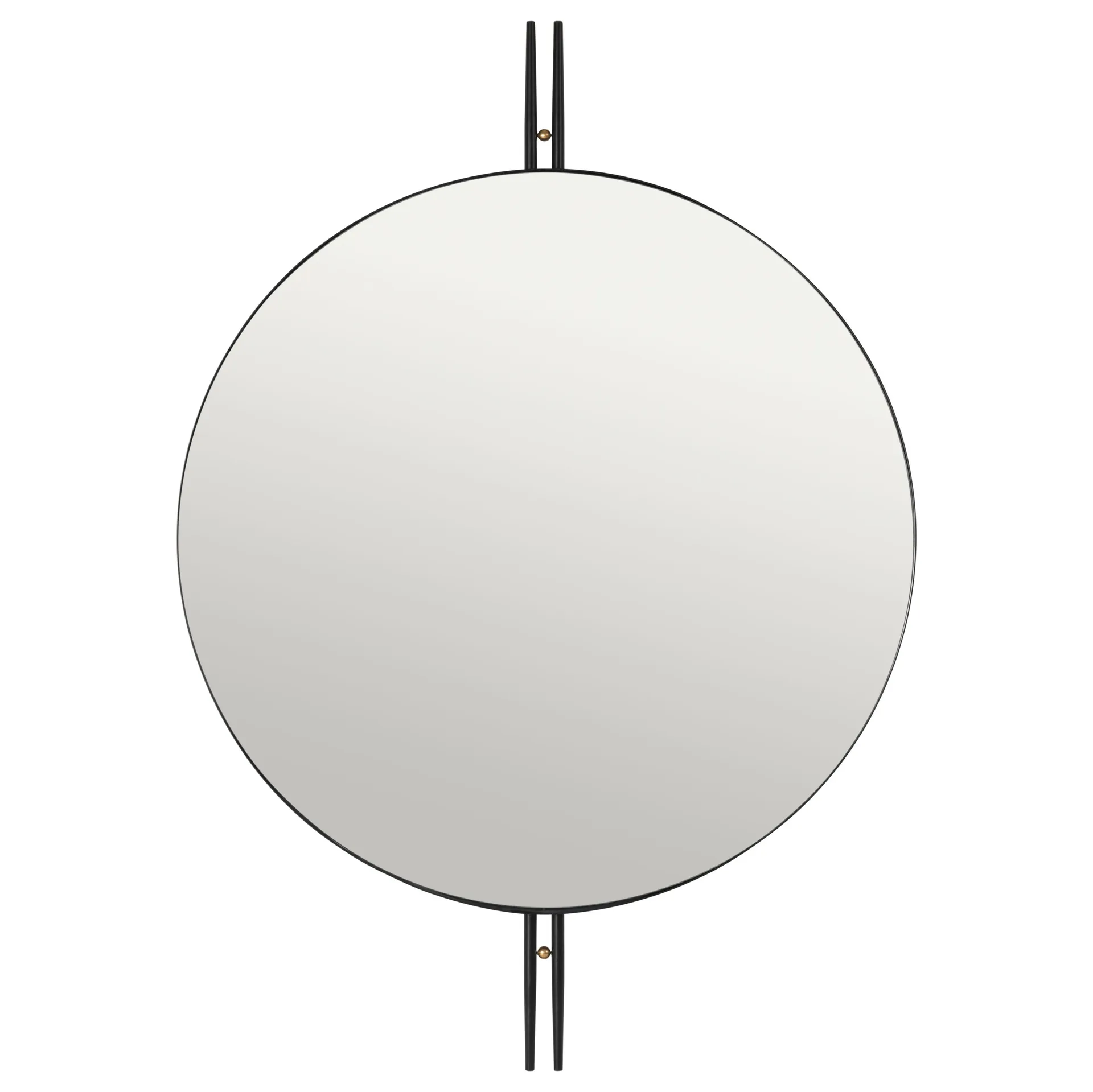IOI väggspegel Ø80 cm, Svart GUBI