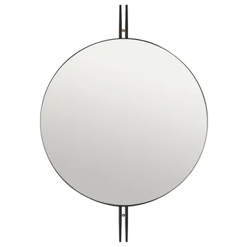 IOI väggspegel Ø80 cm - Svart - GUBI