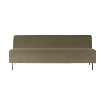 Modern Line soffa 180x83x70 cm - Belsuede special FR 002-black - GUBI