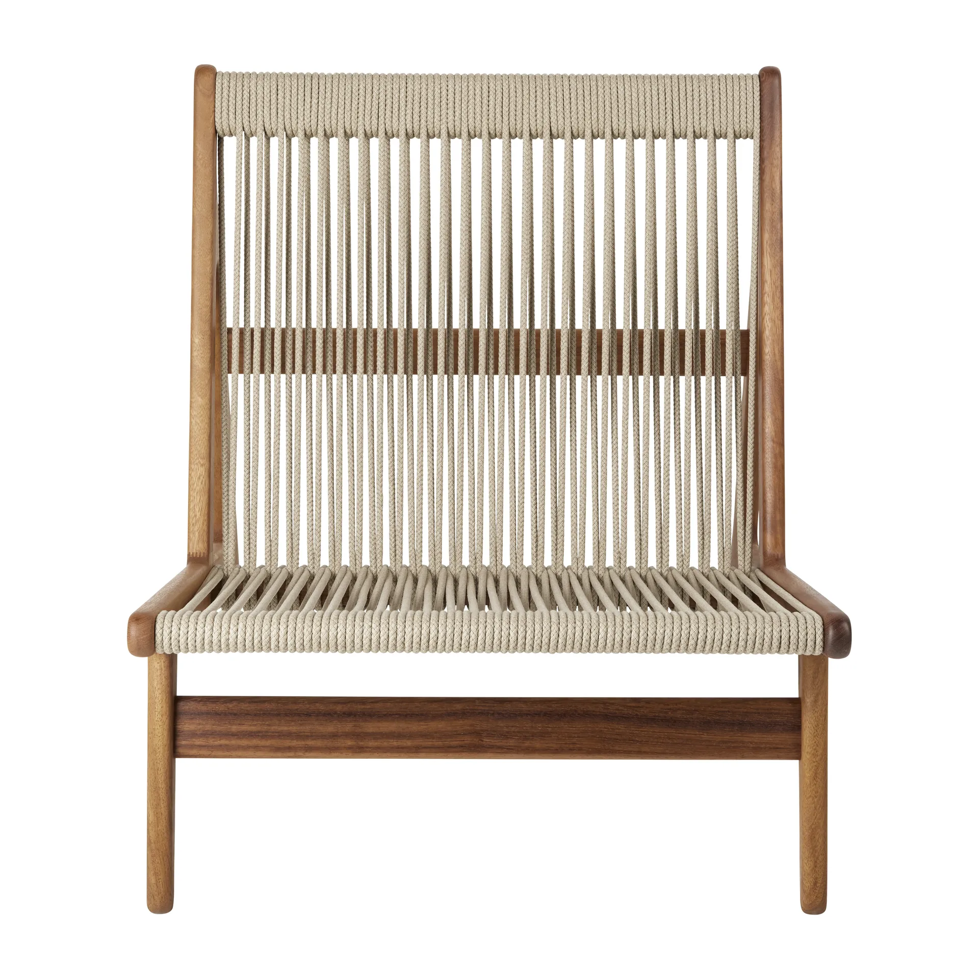 MR01 Initial Outdoor lounge chair, Oljat irokoträ GUBI