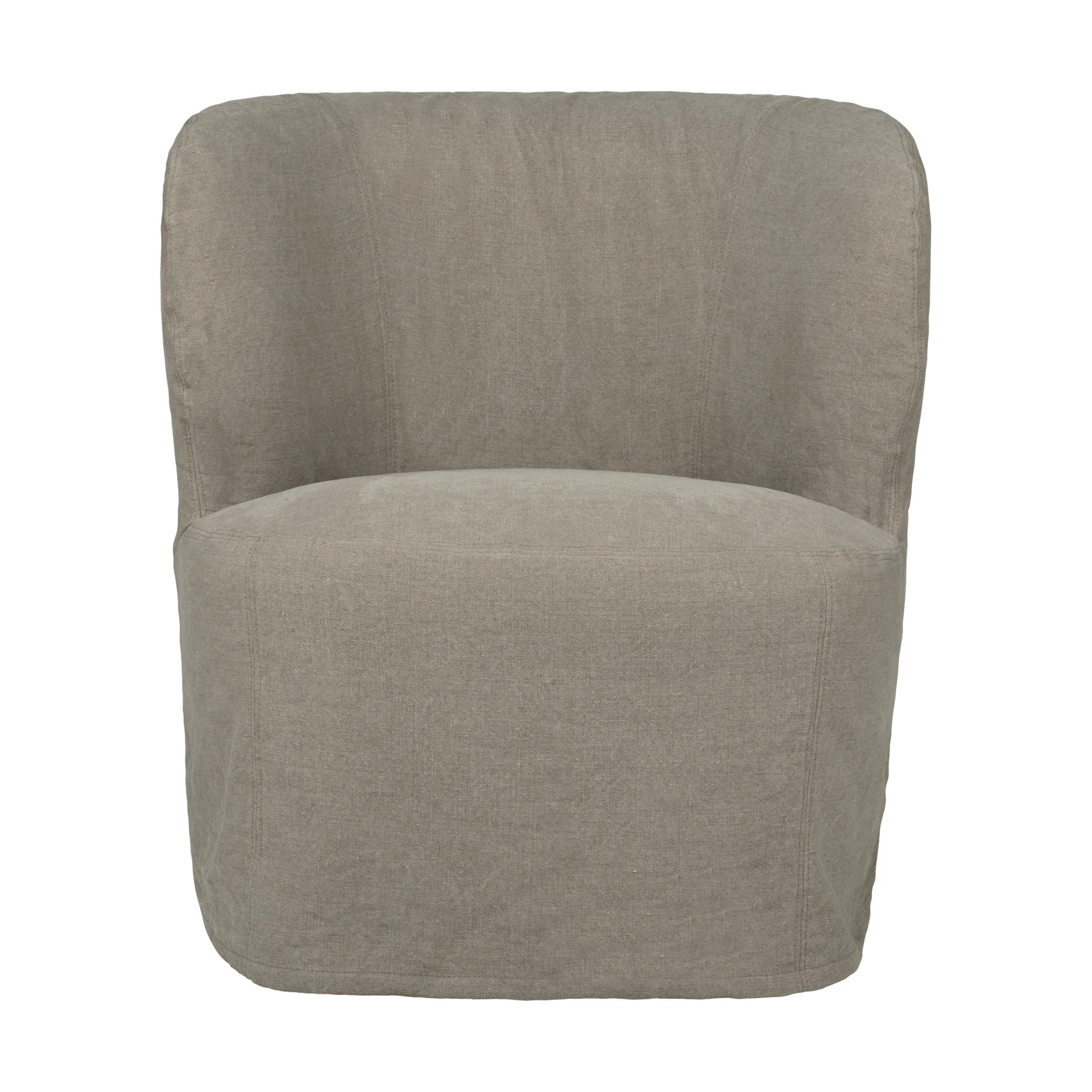 Stay Slipcover loungestol, Linen Flax 0024, small GUBI