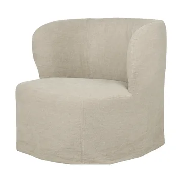 Stay Slipcover loungestol - Linen Natural 0023, large - GUBI