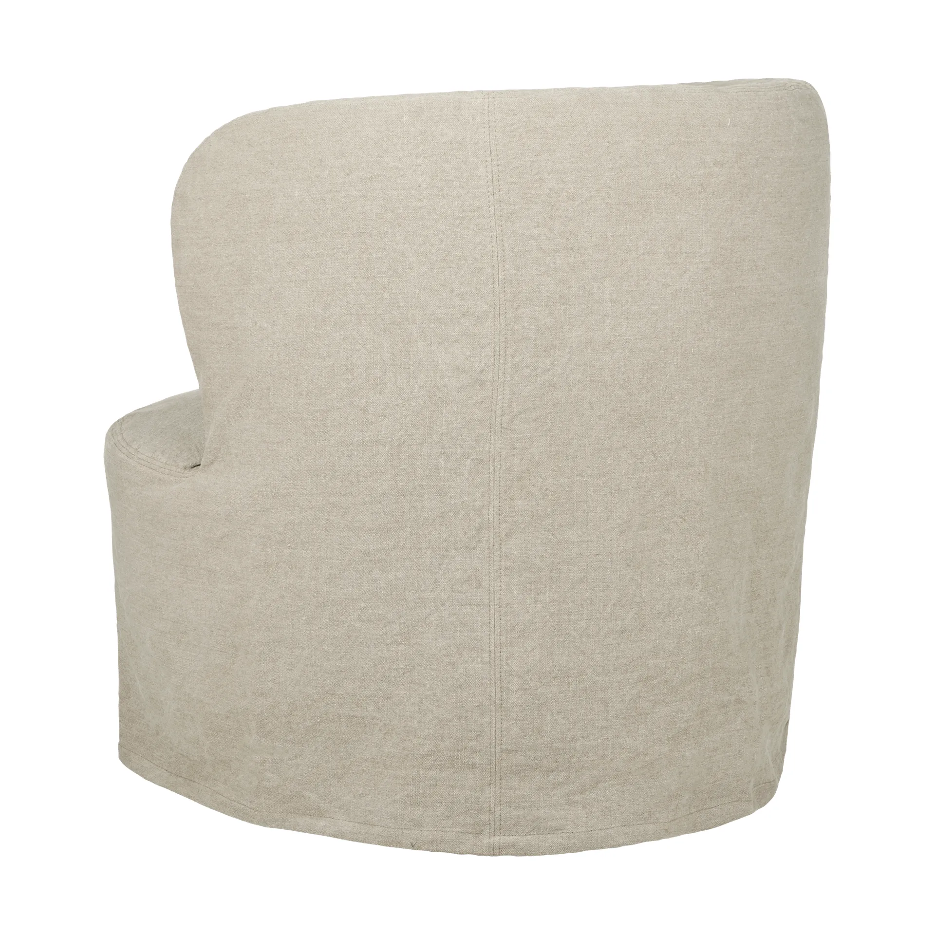 Stay Slipcover loungestol, Linen Natural 0023, small GUBI