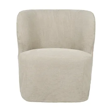 Stay Slipcover loungestol - Linen Natural 0023, small - GUBI