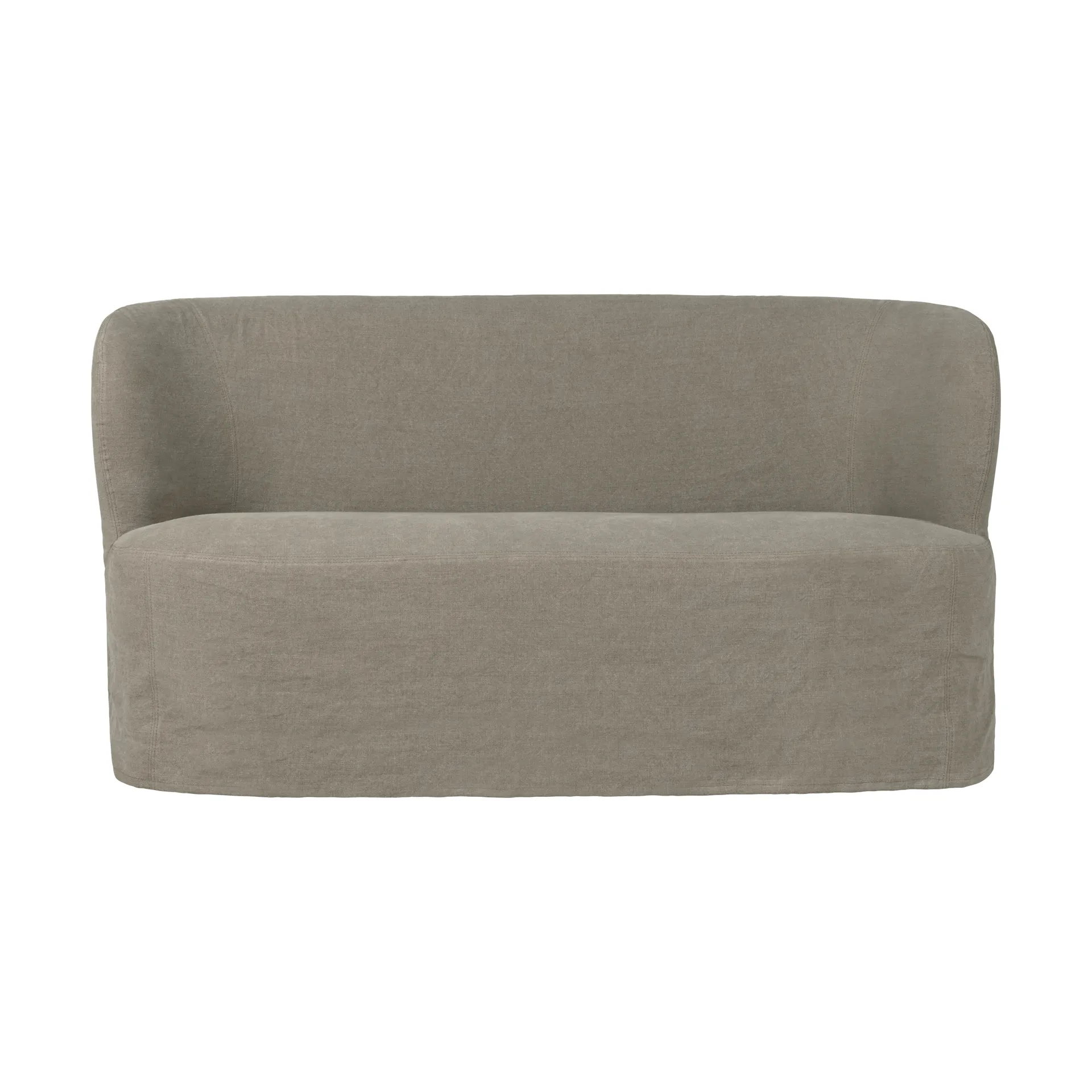Stay Slipcover soffa, Linen Flax 0024, 150x70 cm, 2-sits GUBI