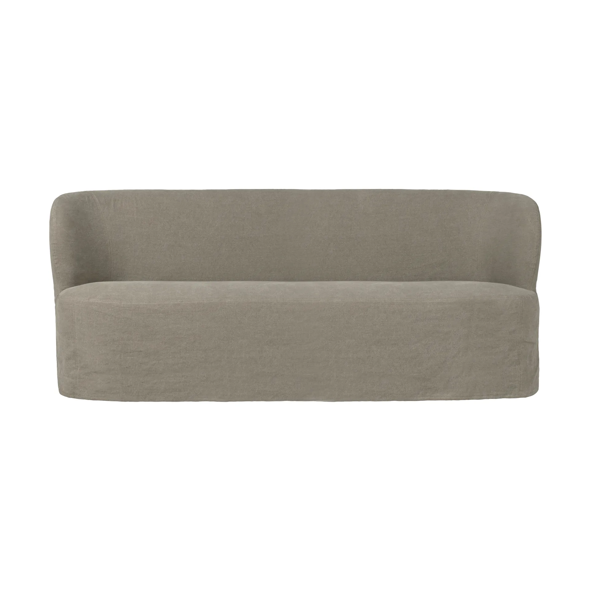 Stay Slipcover soffa, Linen Flax 0024, 190x70 cm, 2,5-sits GUBI