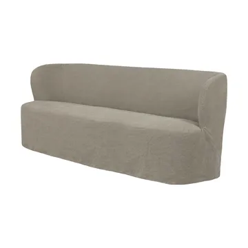 Stay Slipcover soffa - Linen Flax 0024, 190x70 cm, 2,5-sits - GUBI