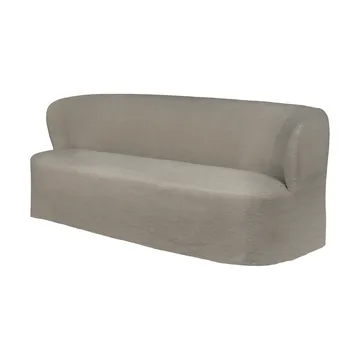 Stay Slipcover soffa - Linen Flax 0024, 190x95 cm, 2,5-sits - GUBI