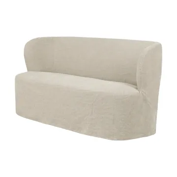 Stay Slipcover soffa - Linen Natural 0023, 150x70 cm, 2-sits - GUBI