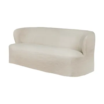 Stay Slipcover soffa - Linen Natural 0023, 190x95 cm, 2,5-sits - GUBI