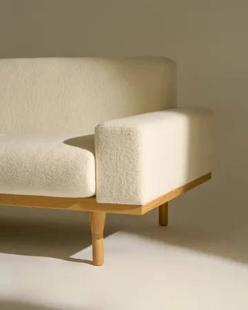 SW50 soffa - Harp 24 Ivory-oljad ek, 4-sits - GUBI
