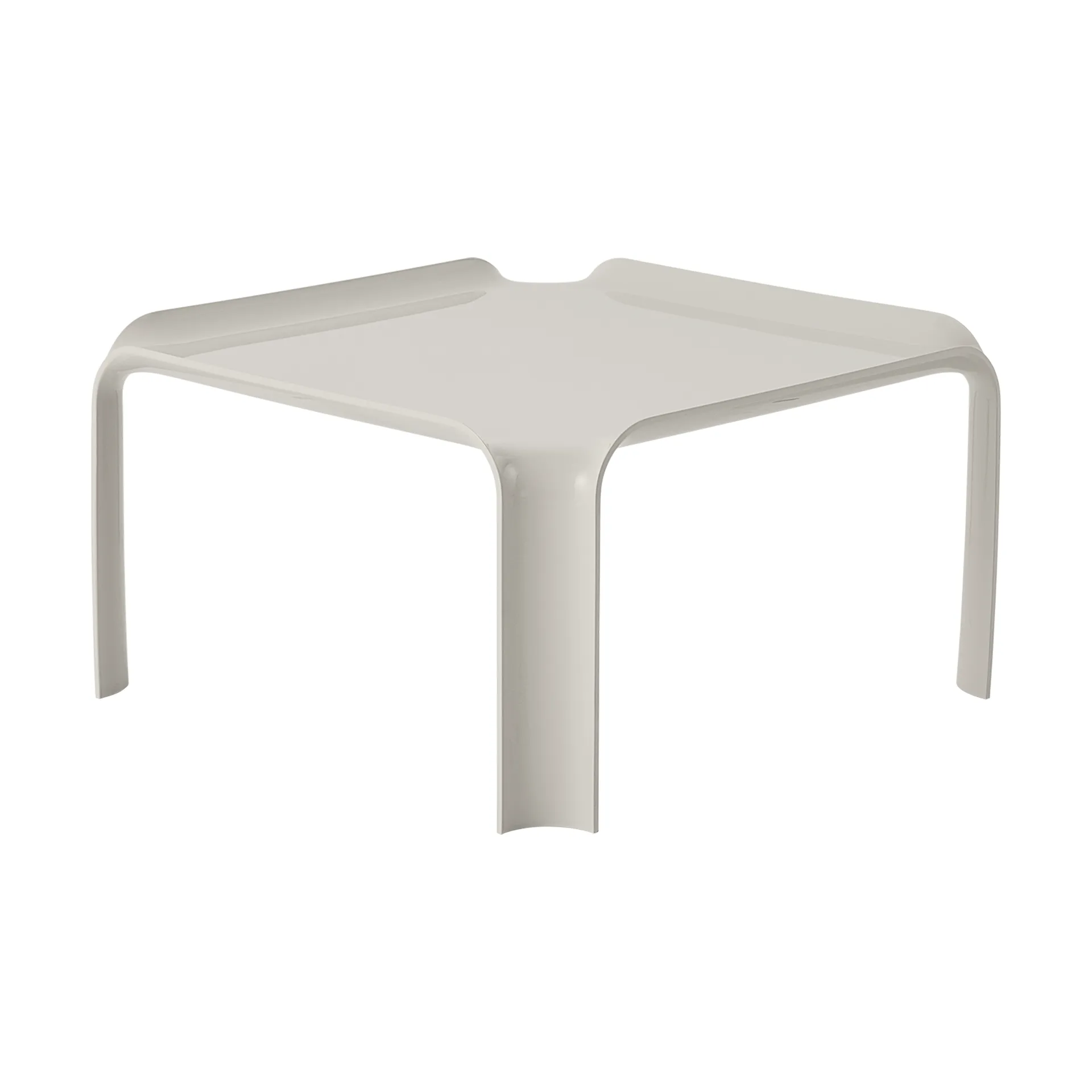 T877 sidobord, Alabaster white, 50x50x27 cm GUBI