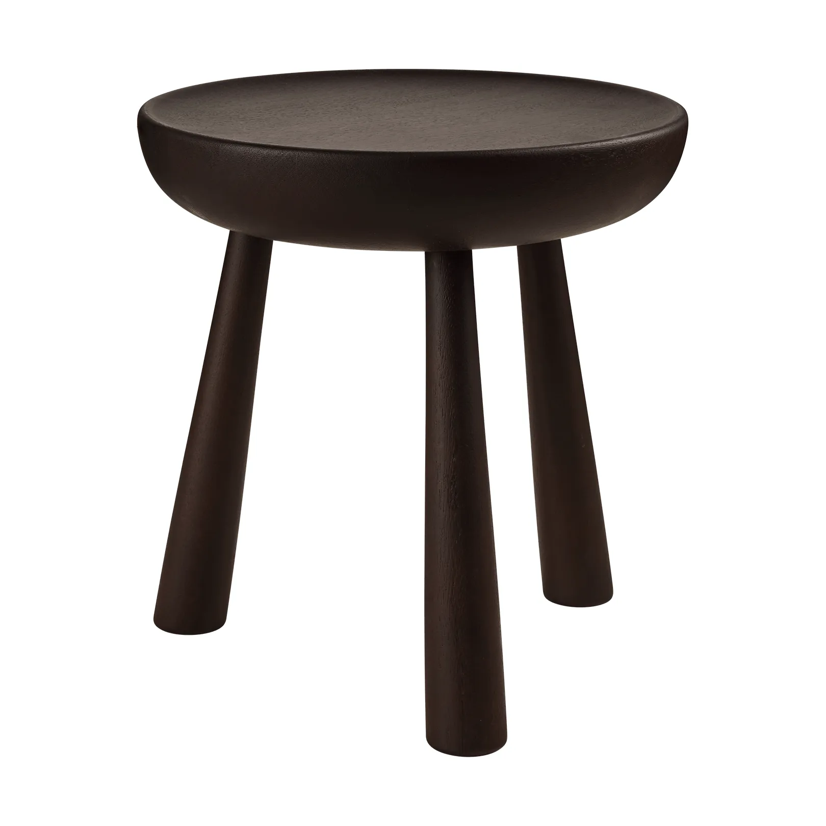 Totto pall, Dark stained laquered sapelli, Ø31x32,6 cm GUBI