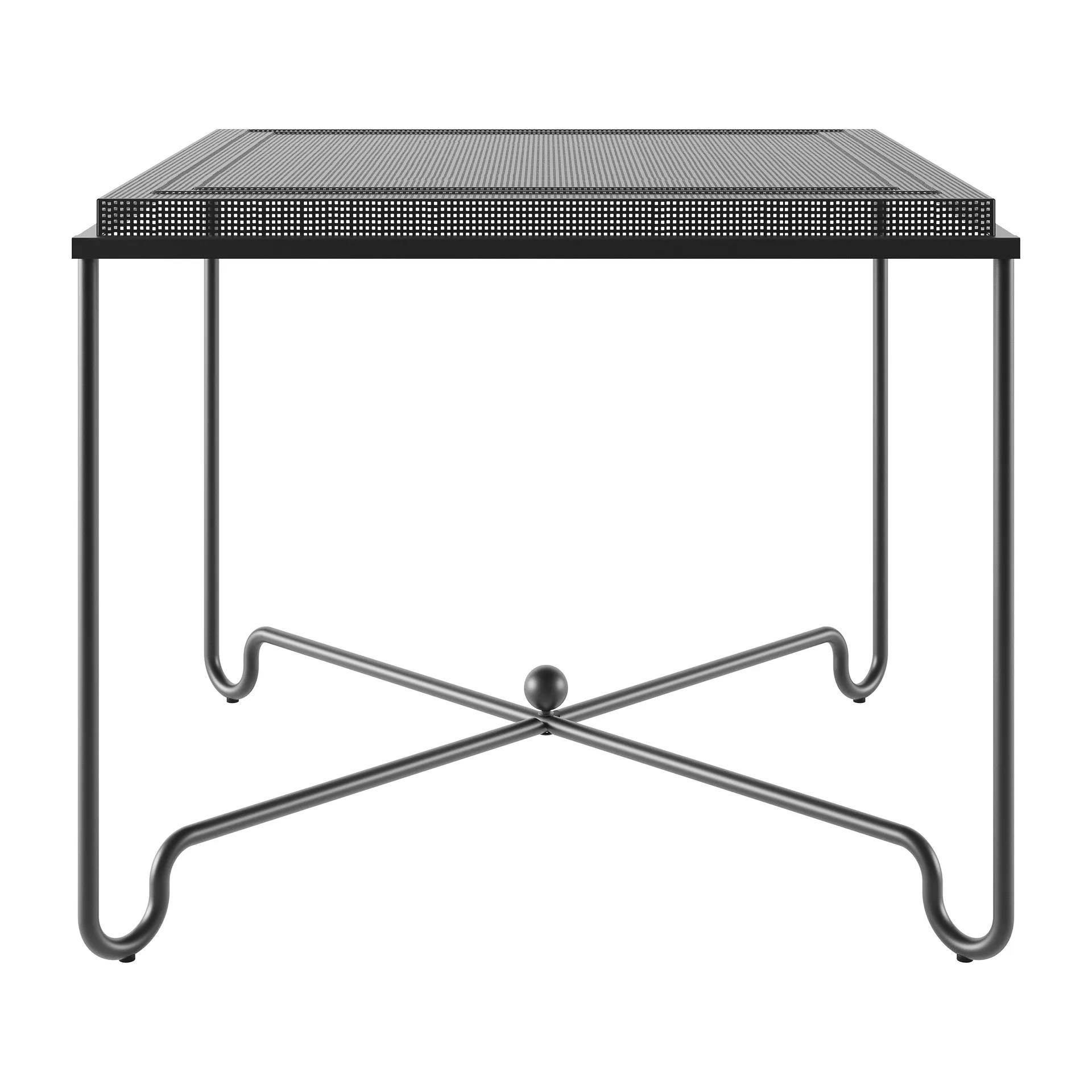 Tropique bord 90x90x75 cm, Classic black GUBI