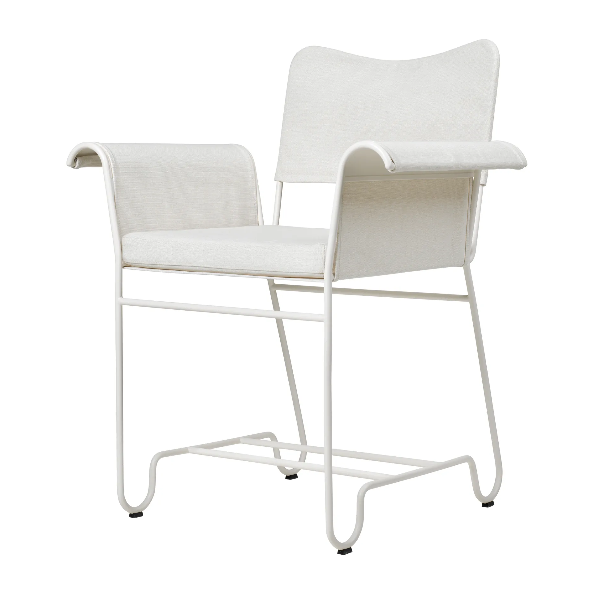 Tropique karmstol, White semi matt-Leslie 06 GUBI