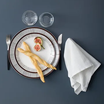 Ribb tallrik - Ø 18 cm - Gustafsbergs Porslinsfabrik