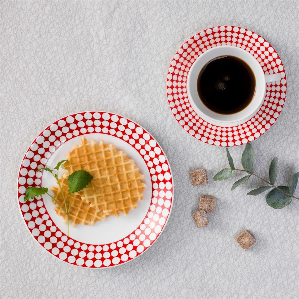 Eva kaffegods, kaffekopp + fat Gustavsbergs Porslinsfabrik