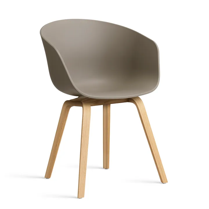 About a Chair 22 2.0 stol - Khaki-lackerat ekstativ - HAY