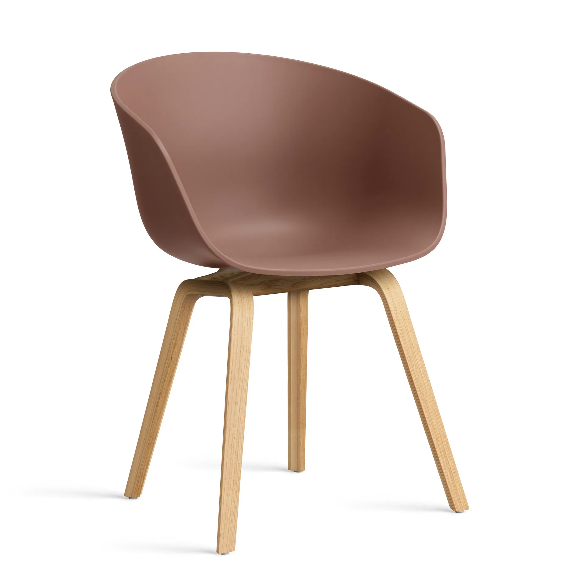 About a Chair 22 2.0 stol, Soft brick-lackerat ekstativ HAY