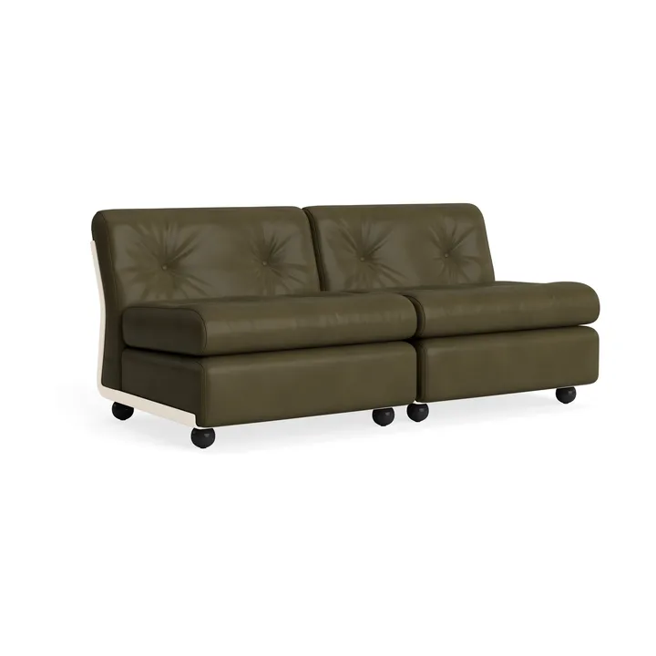 Amanta soffmodul - Cream beige-sense forest, 2-sits - HAY