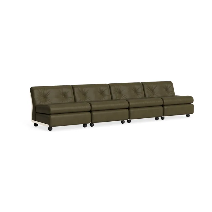 Amanta soffmodul - Cream beige-sense forest, 4-sits - HAY