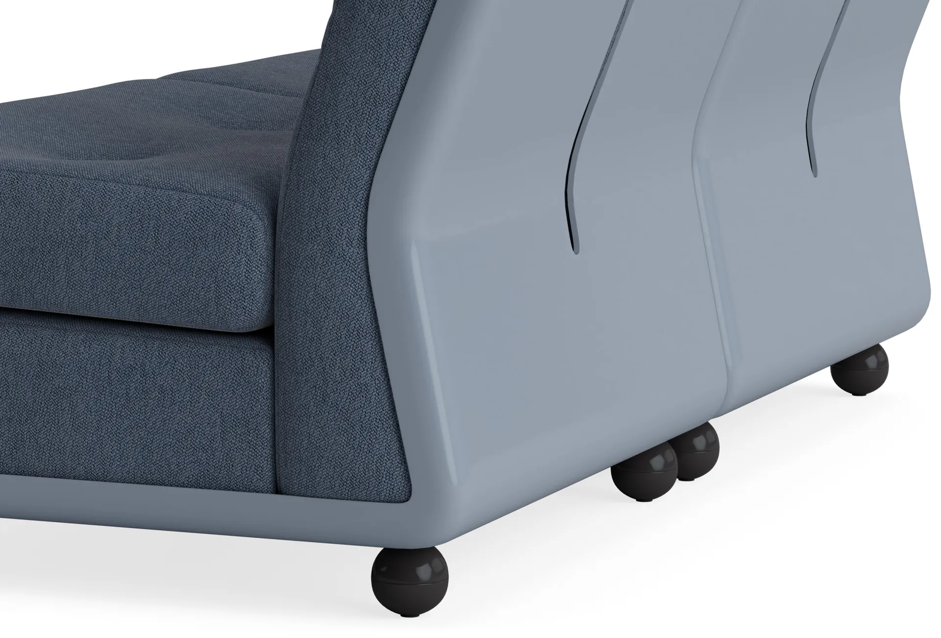 Amanta soffmodul, Frost blue-turf blue, 2-sits HAY