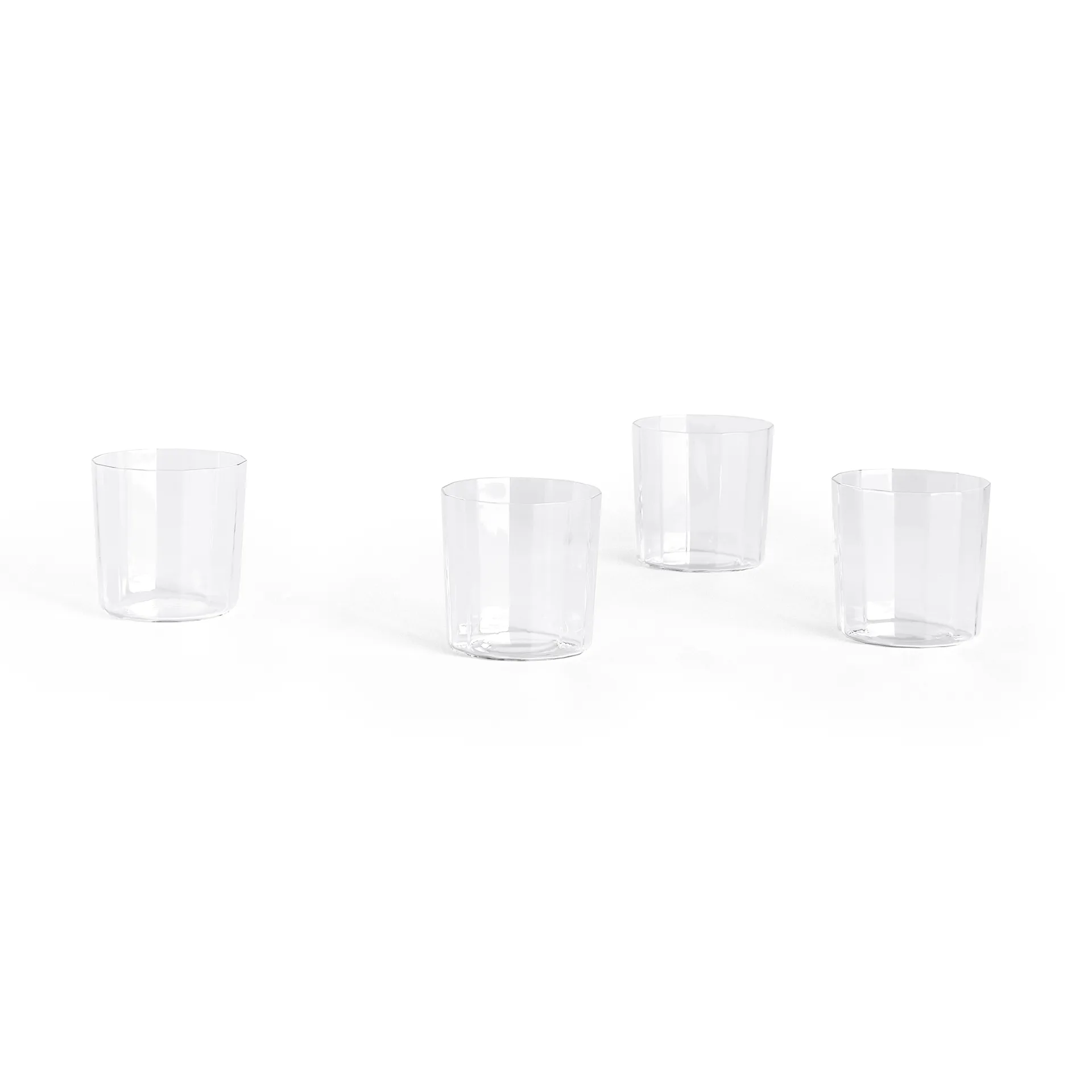 Angle dricksglas 4-pack, Wide 7,5 cm HAY