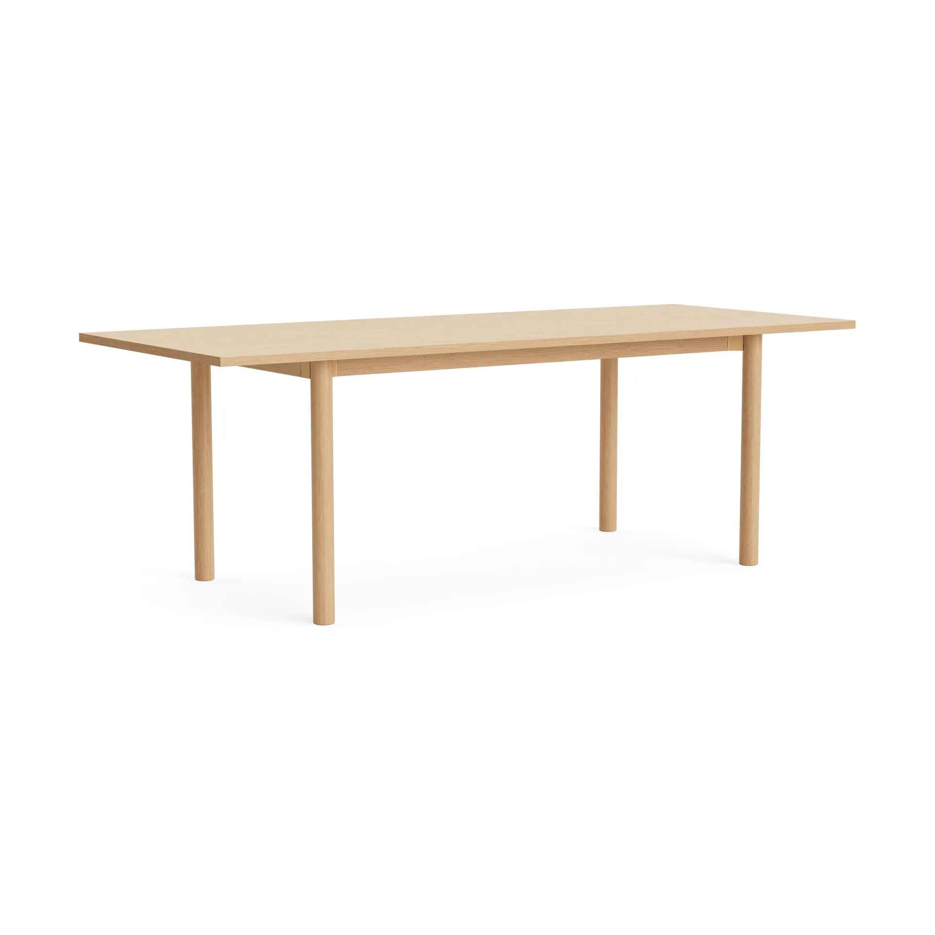 Annex Overhang matbord, Lackerad ek, 220x90 cm HAY