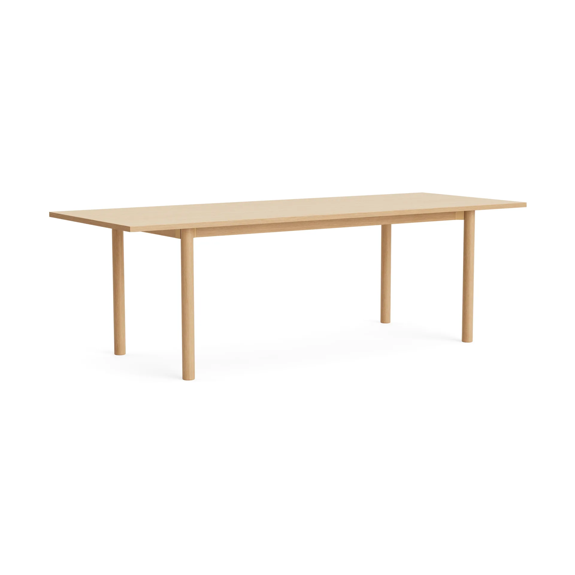 Annex Overhang matbord, Lackerad ek, 240x90 cm HAY