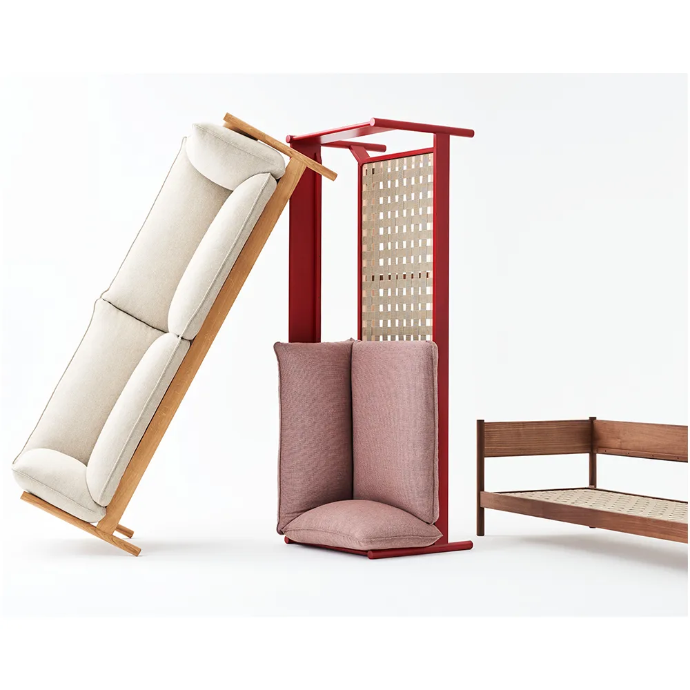 Arbour ECO 2-sits Soffa, Tyg vidar 472 mustard-vaxoljat ekstativ HAY