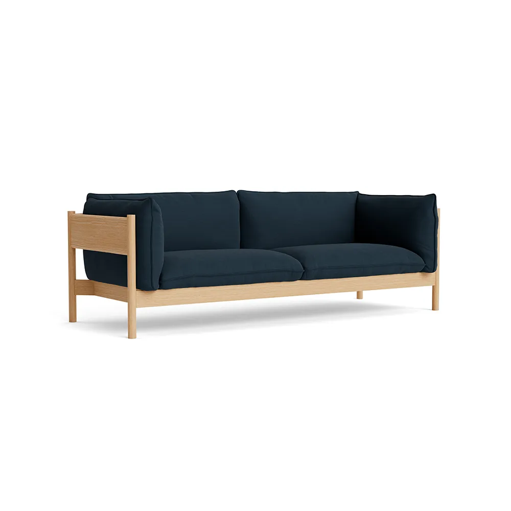 Arbour ECO 3-sits soffa, Steelcut Trio 796-vaxoljad ek HAY