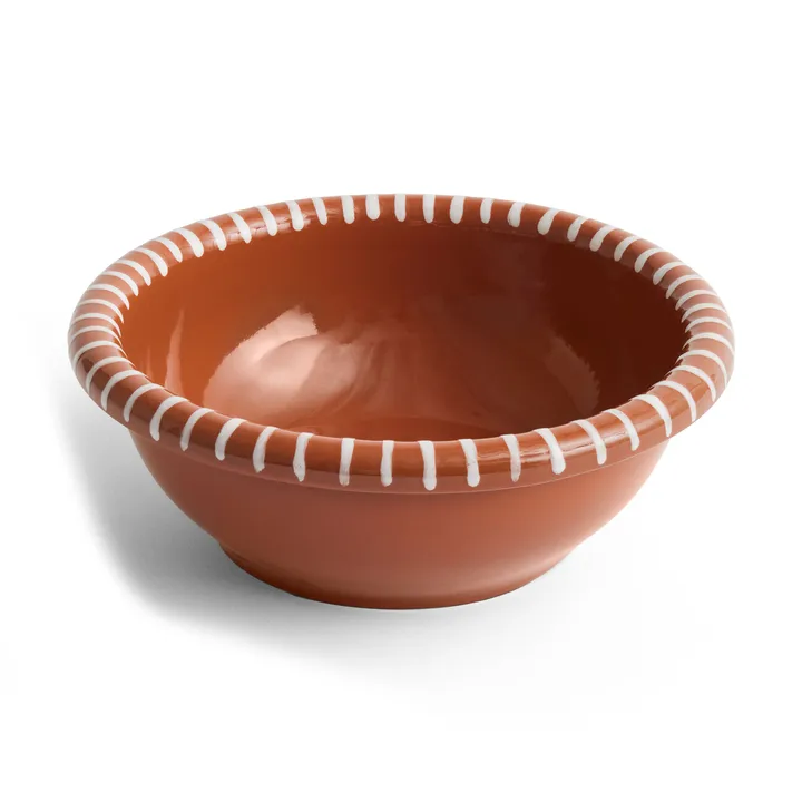 Barro salladsskål - Natural with stripes, Ø26 cm - HAY