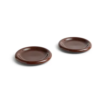 Barro tallrik - Burgundy, Ø18 cm, 2-pack - HAY