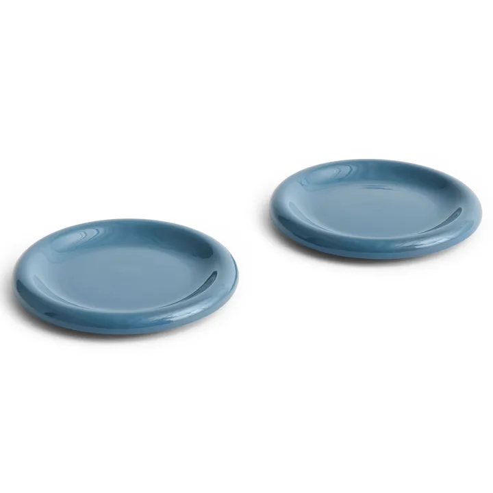 Barro tallrik - Dark blue, Ø18 cm 2-pack - HAY