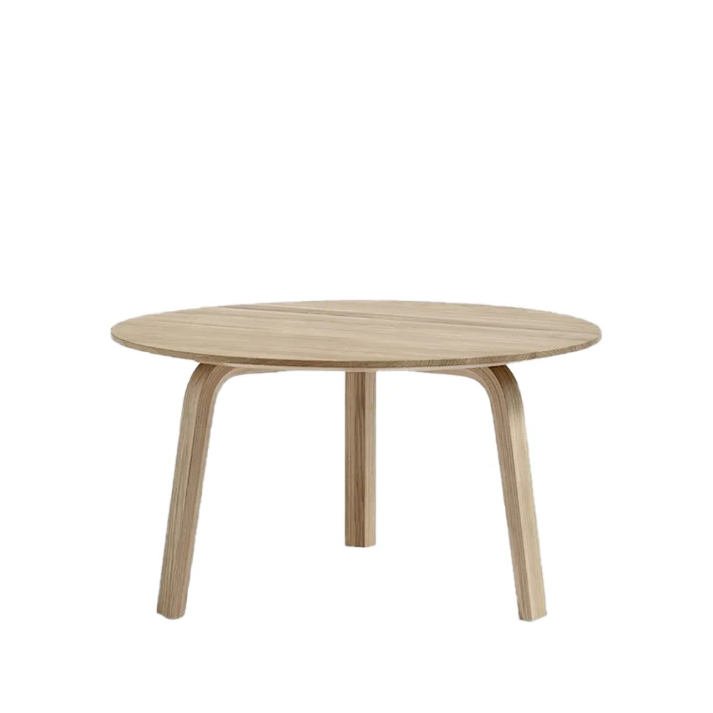 Bella soffbord, Lacquered oak, Ø60x32 cm HAY