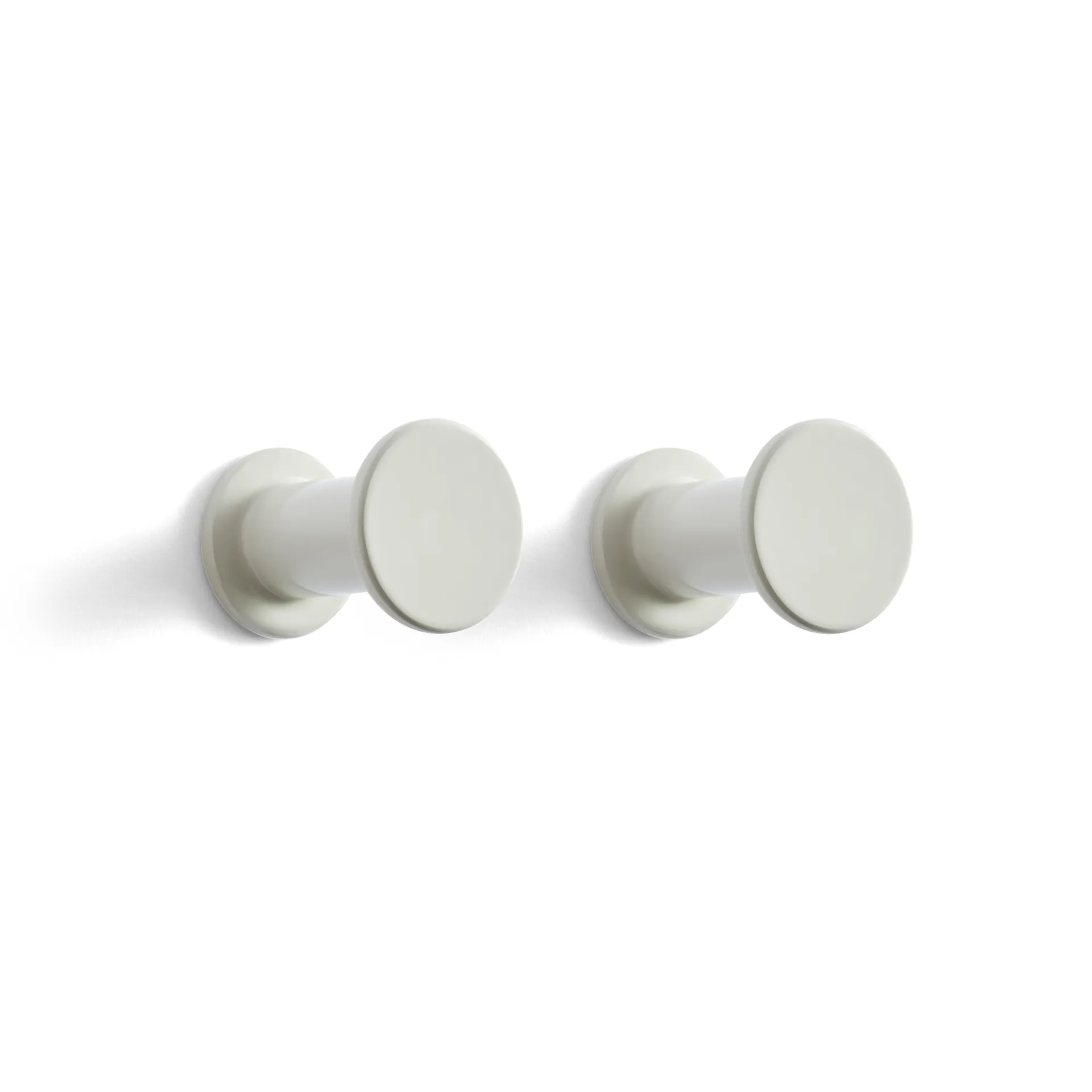 Bolt krok 2-pack Ø2,8 cm, Light grey HAY