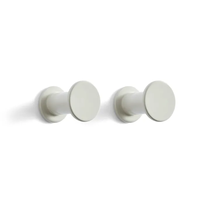 Bolt krok 2-pack Ø2,8 cm - Light grey - HAY