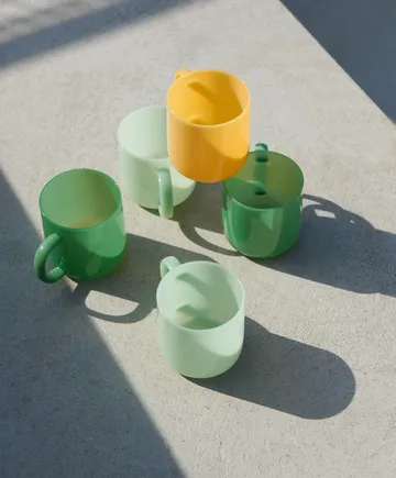 Borosilicate mugg 30 cl 2-pack - Jade green - HAY